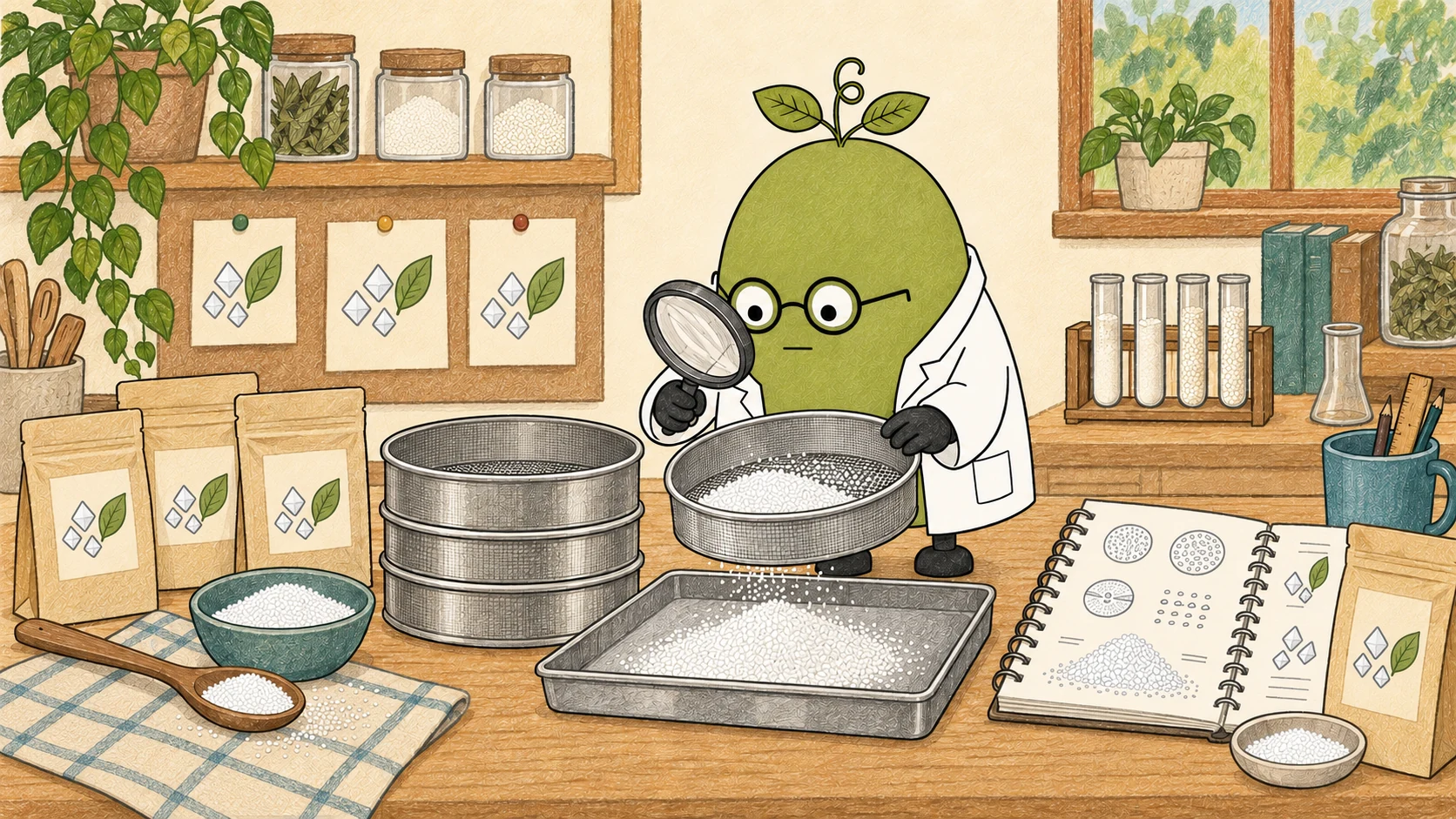 Monk Fruit Doctor explains: Erythritol–Stevia Blend Samples: Particle Size, Specifications, and COA Review